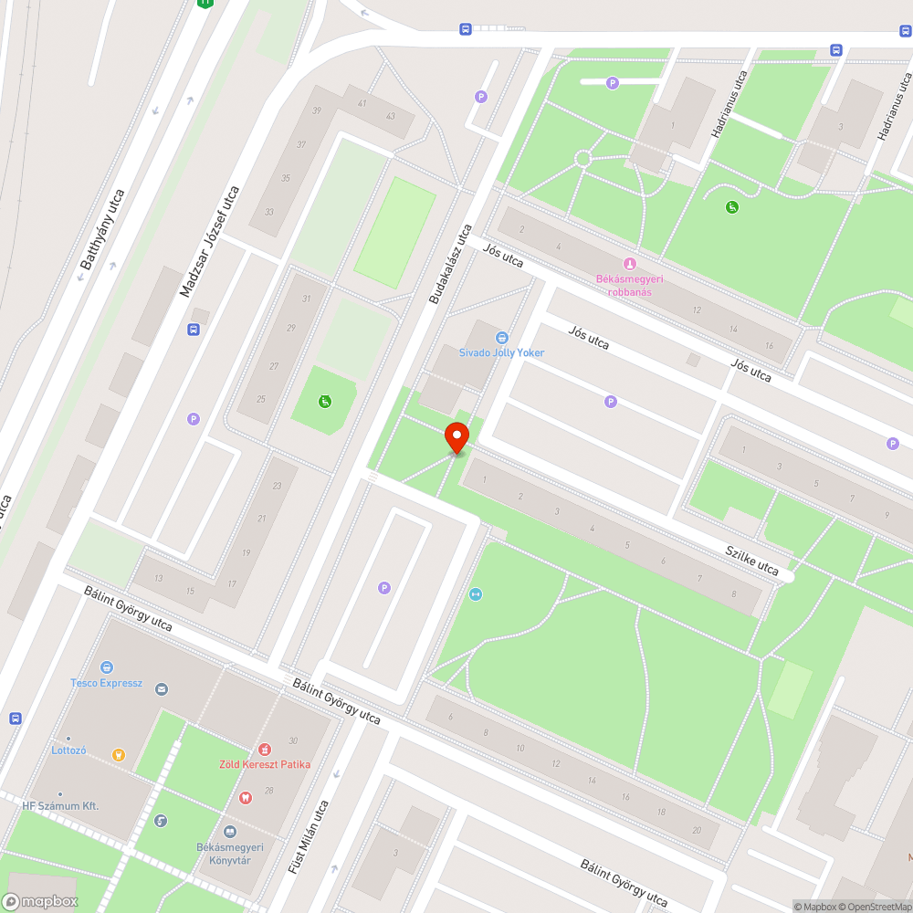 Kiégett lámpa bejelentés helye