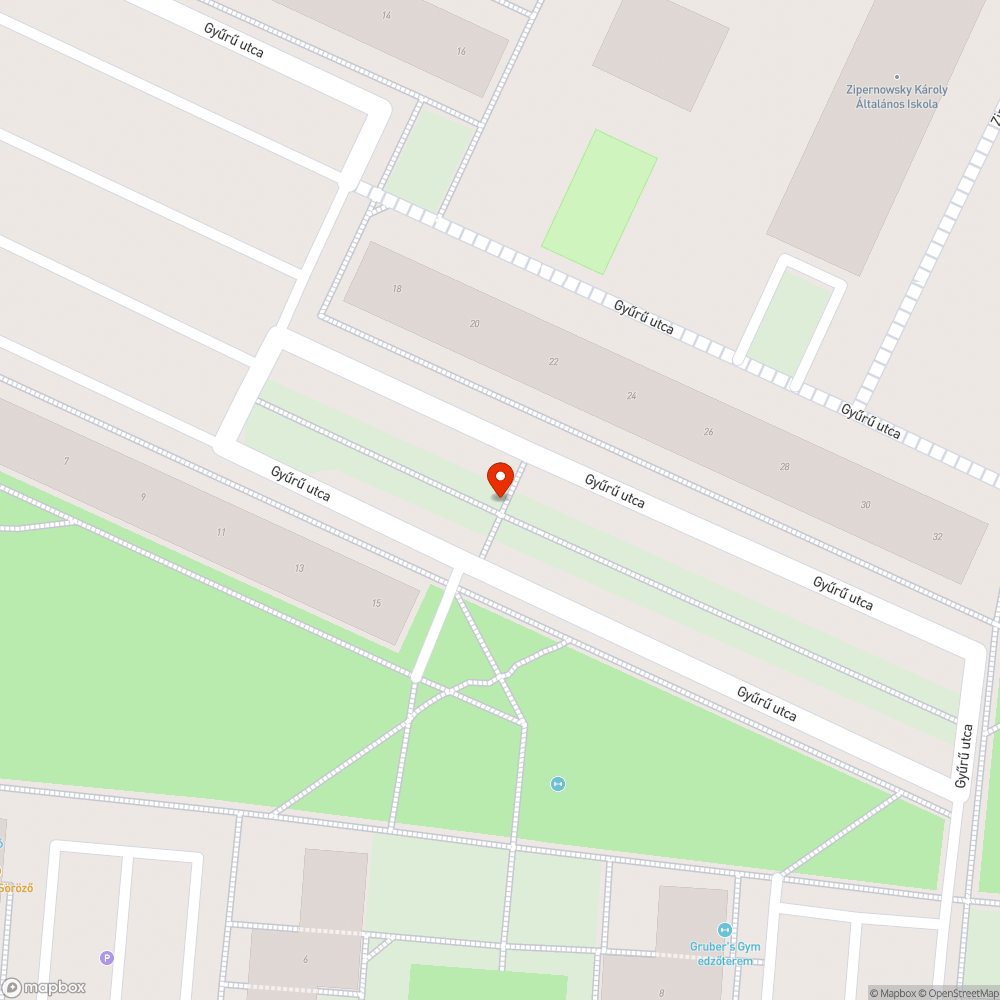 A felfestés lekopott bejelentés helye