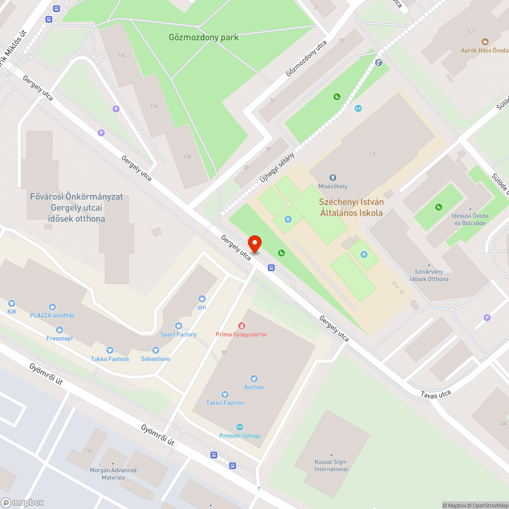 Teljesen kidőlt csőkorlát bejelentés helye