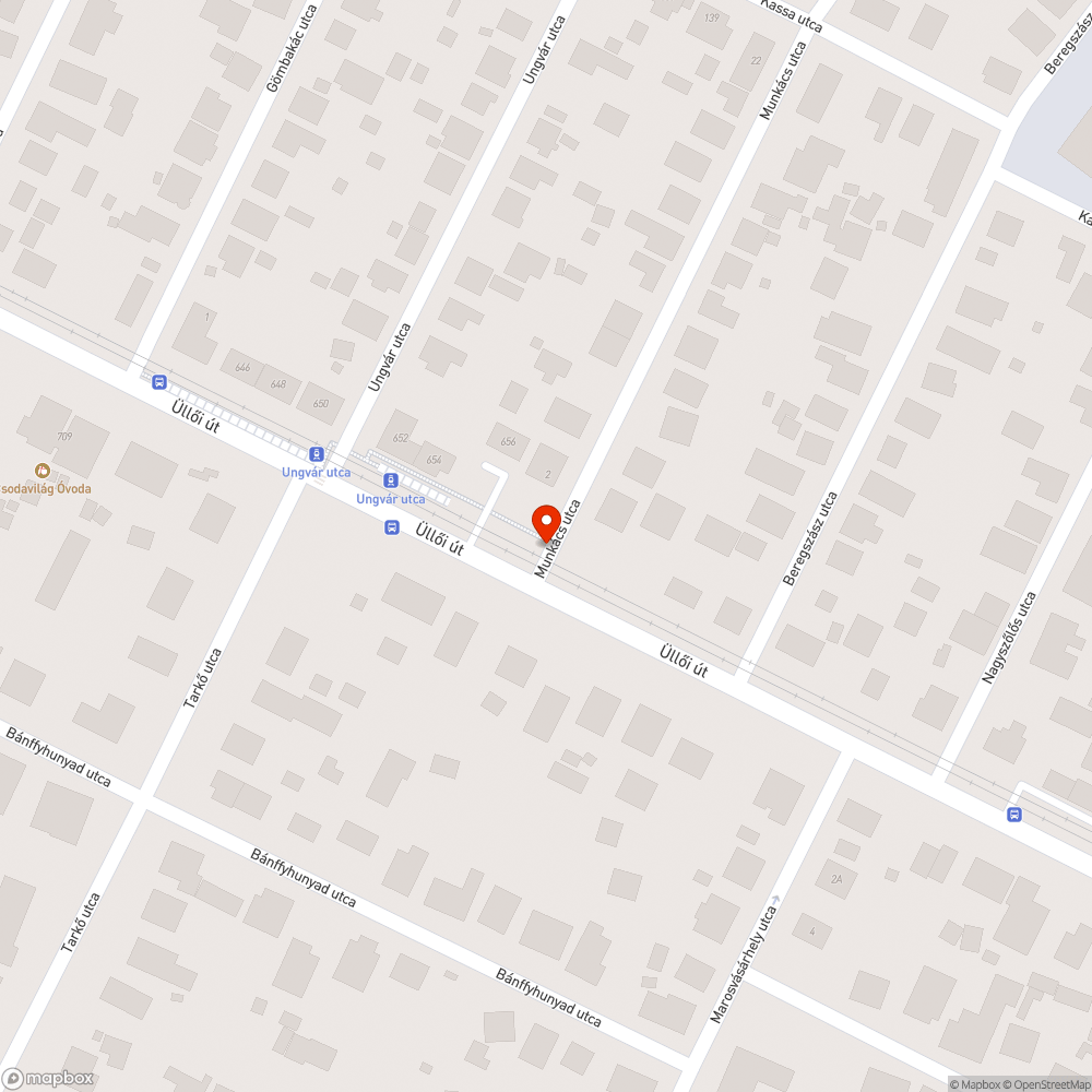 Nem működő közvilágítás bejelentés helye