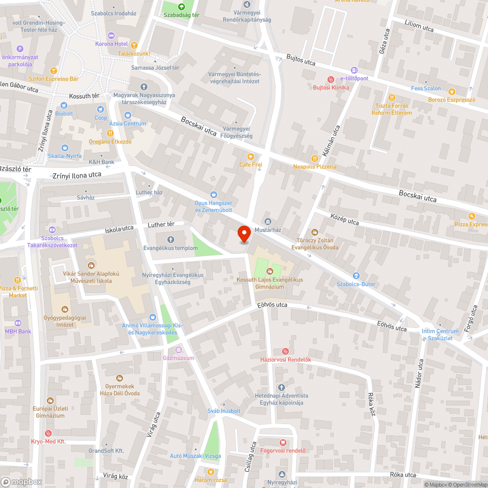 Tönkretett zöldfelület bejelentés helye