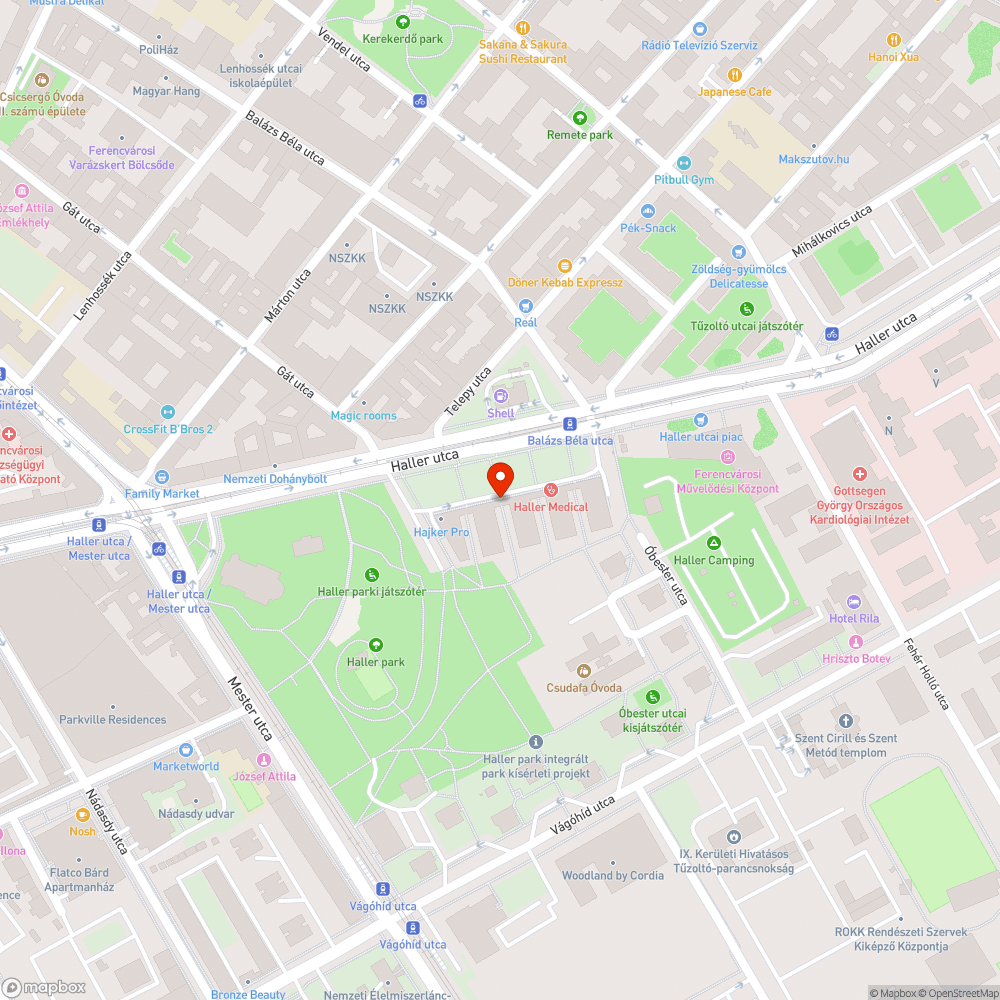 Elhagyott roncs autó bejelentés helye