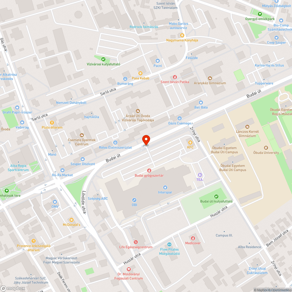 Inverz fekvőrendőr bejelentés helye