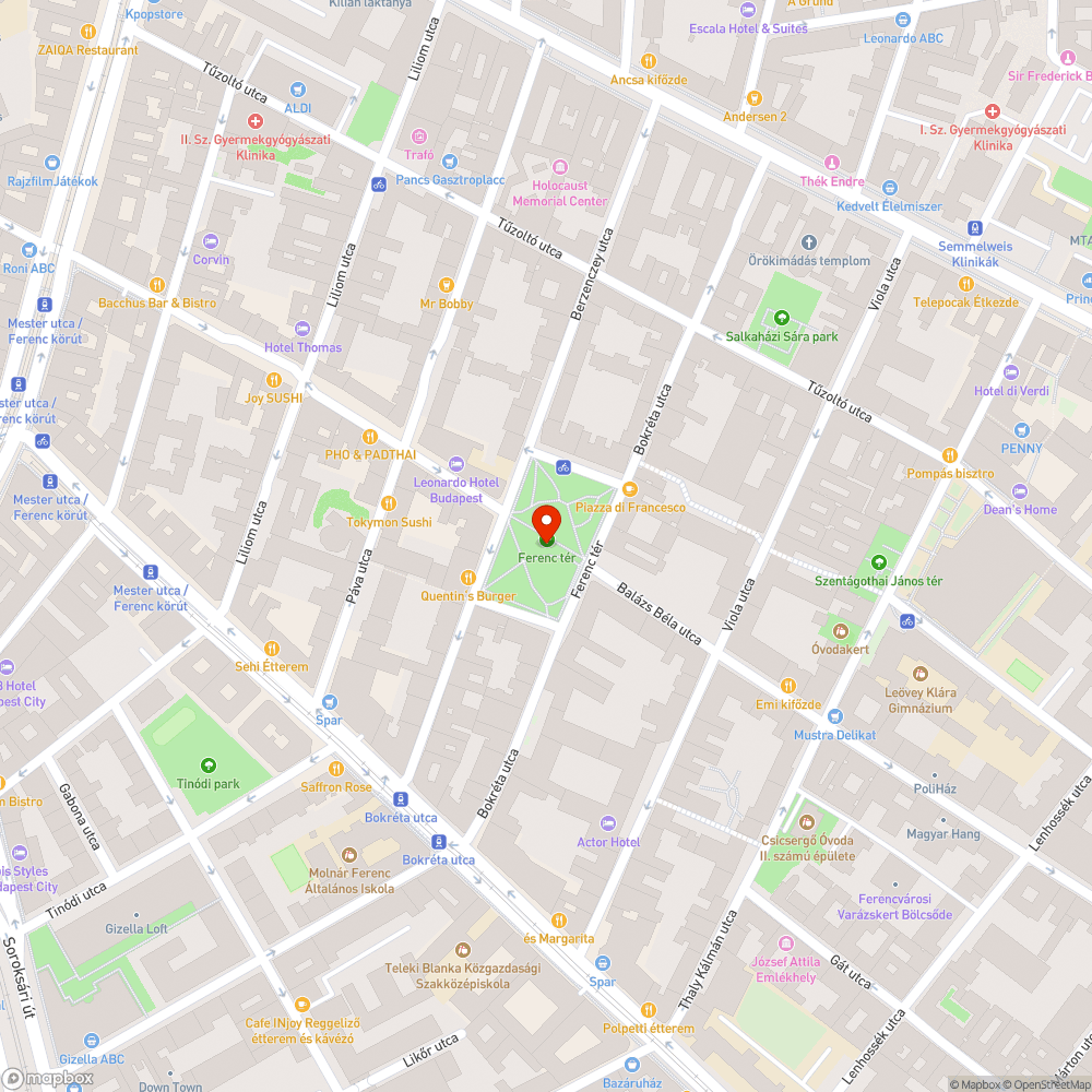 Kilazult kiskockakövek a Ferenc téren bejelentés helye