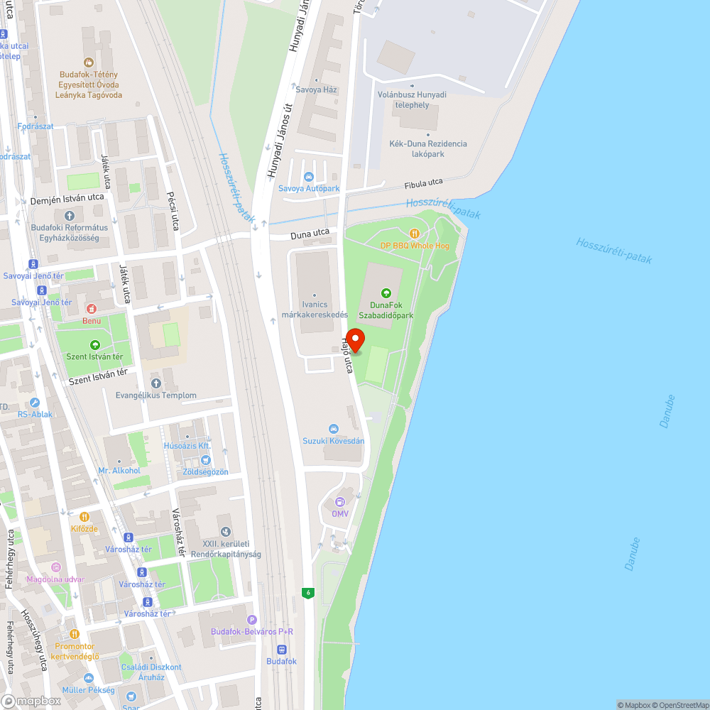 szemétlerakó a Duna partján bejelentés helye