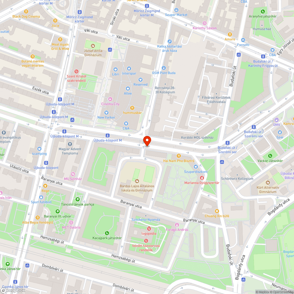 Billegő aknafedlap a járdán (Baranyai tér) bejelentés helye