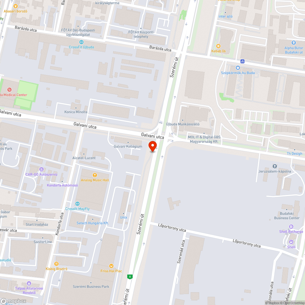 Kiszáradt bálványfa bejelentés helye