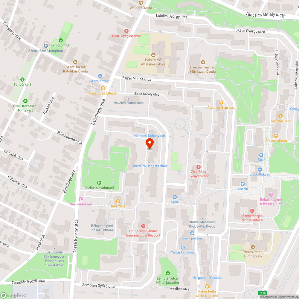 Kráter a ház mellett bejelentés helye