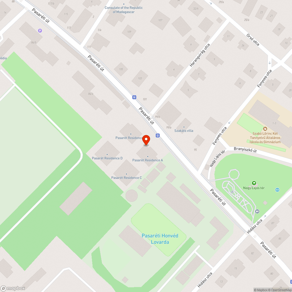 Hatalmas kátyú a Pasaréti úton bejelentés helye