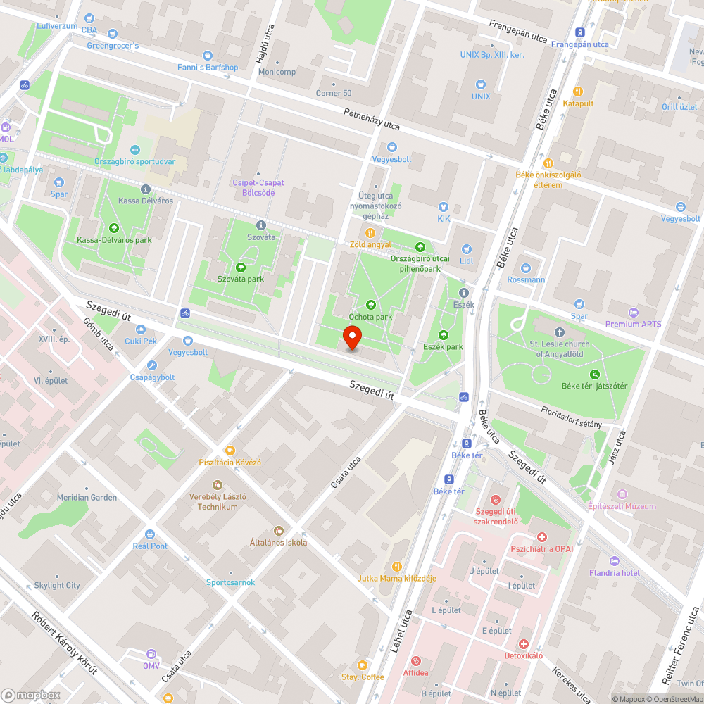 Konténert telepítettek a kerékpárútra bejelentés helye