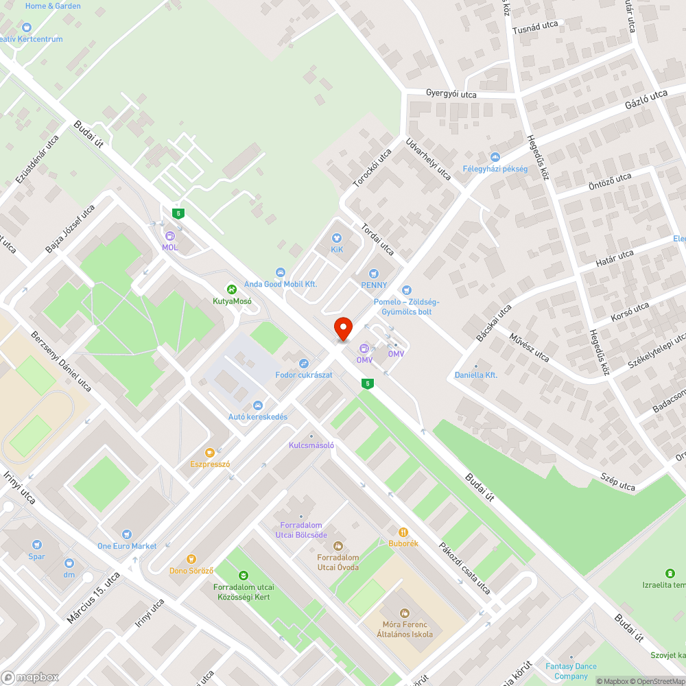 Rossz állapotú, rozsdás és megrongált közműszekrények a Csíksomlyói utcán bejelentés helye