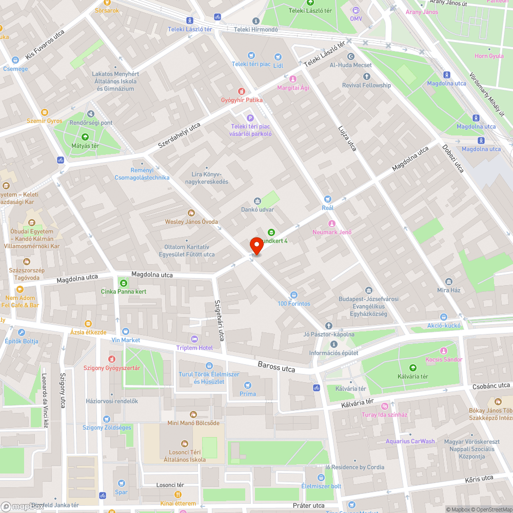 Hiányzó tábla bejelentés helye