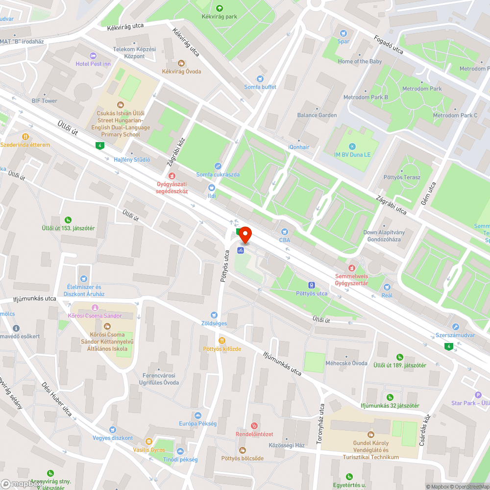 Betondarabok a fűben - Pöttyös utcai metróállomás bejelentés helye