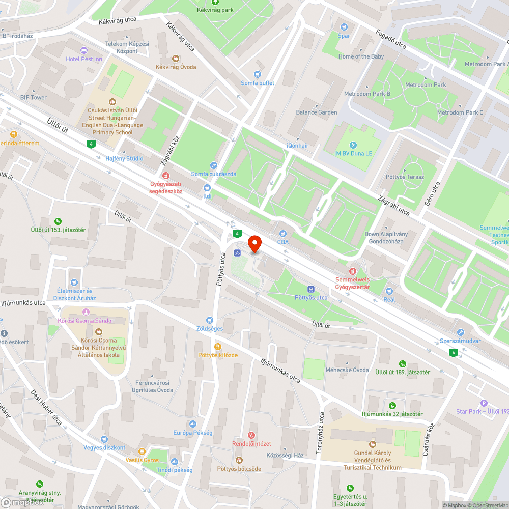 Gránit kockák a fűben bejelentés helye