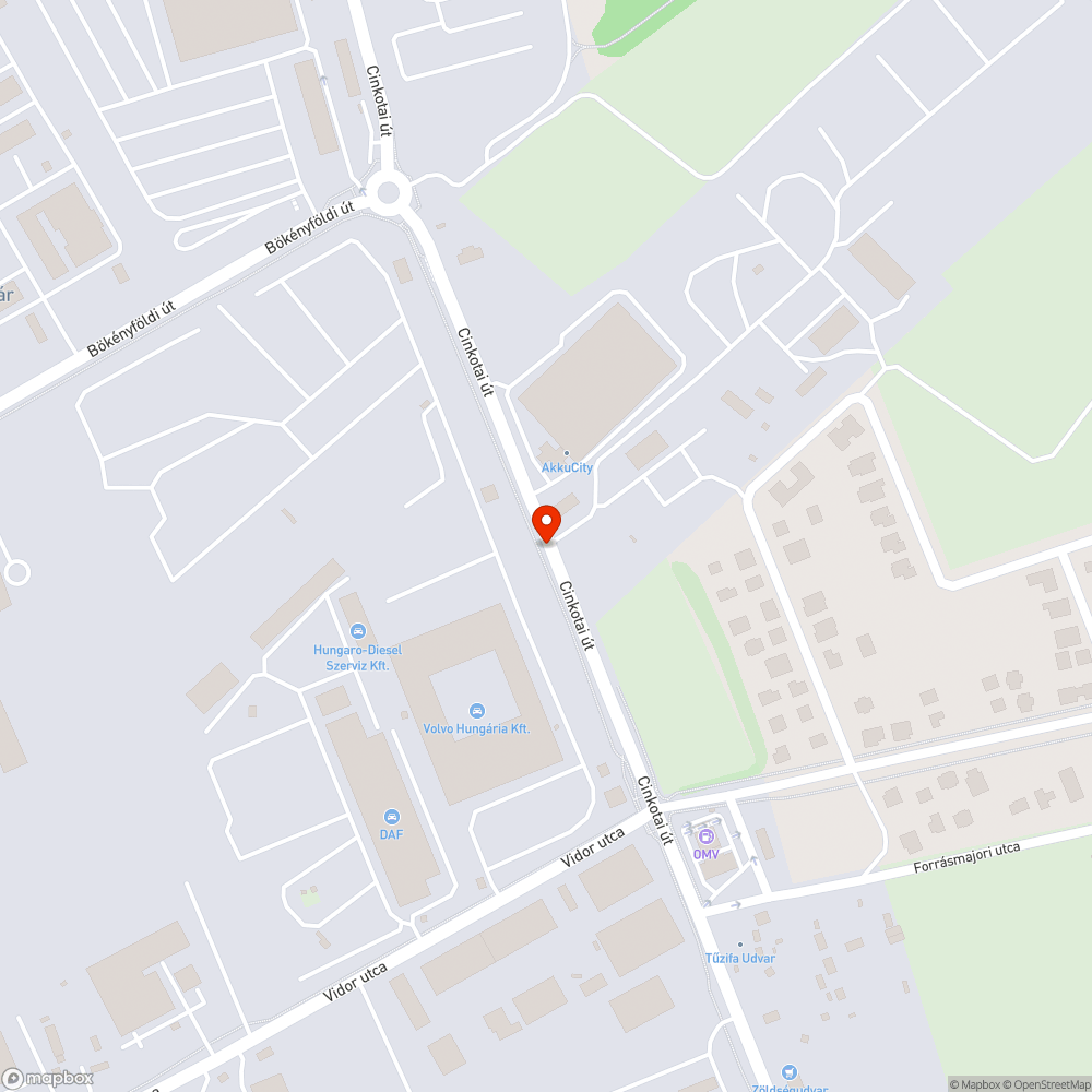 Illegális szemétlerakás bejelentés helye