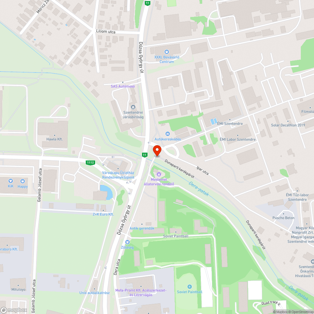 Kerékpárút oszlopai hiányoznak bejelentés helye