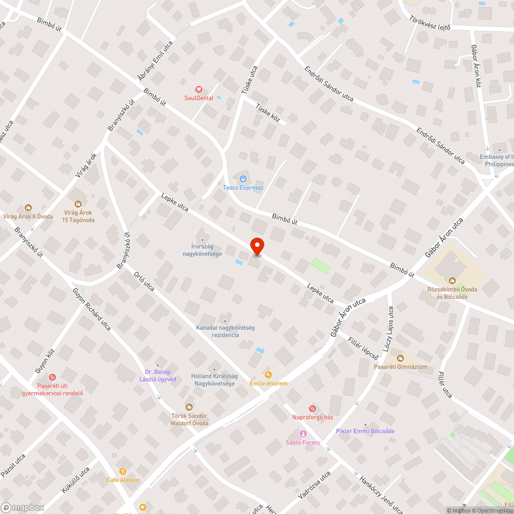 Tönkretett járdák bejelentés helye