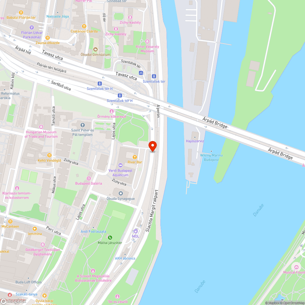 Megáll a víz a kerékpárúton bejelentés helye