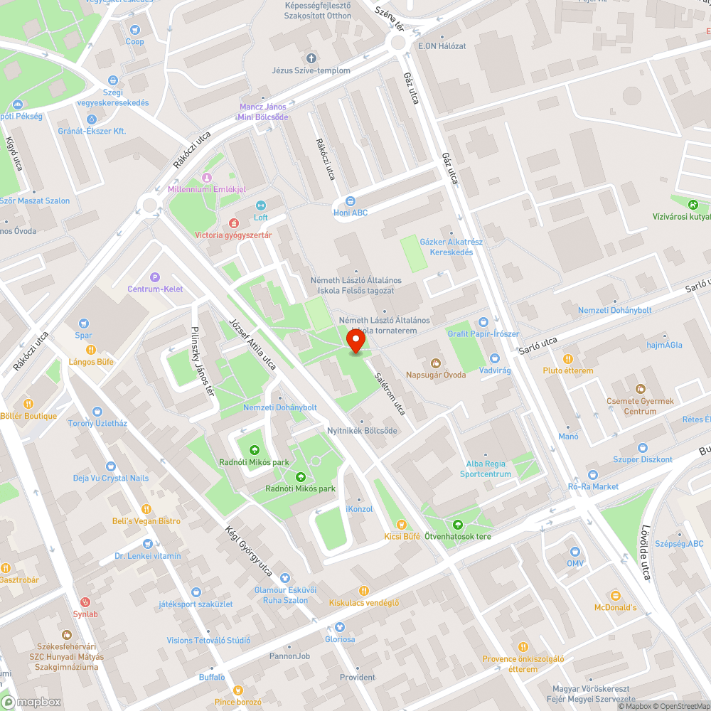 Szeméttároló kuka hiánya bejelentés helye