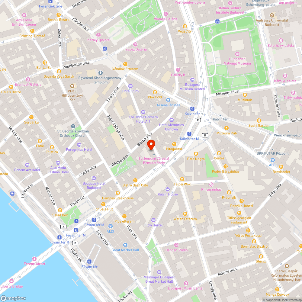 Király Pál utca bejelentés helye