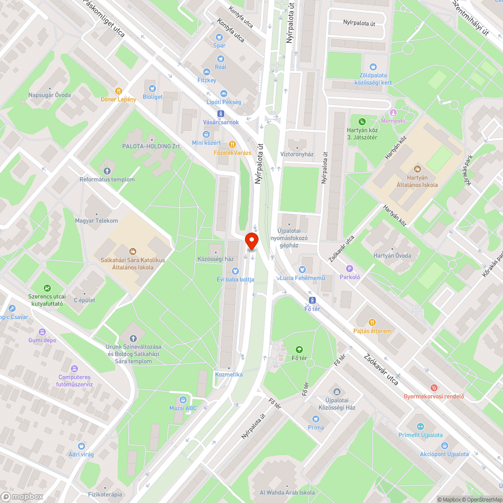 Kátyús ,töredezett aszfalt bejelentés helye