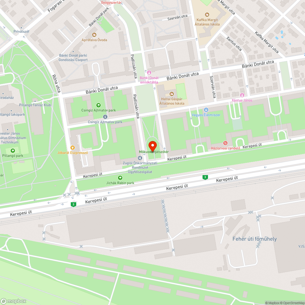 Nincs biztonsági zár bejelentés helye