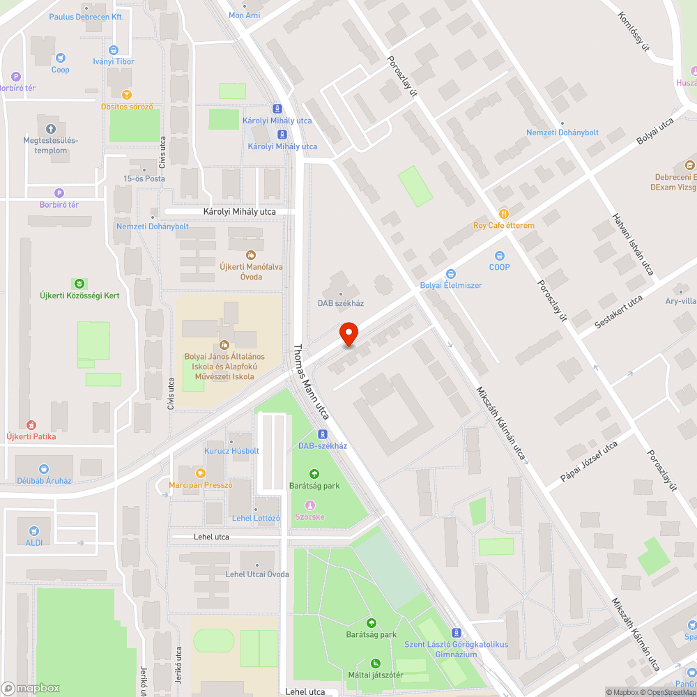 Összetört pad bejelentés helye