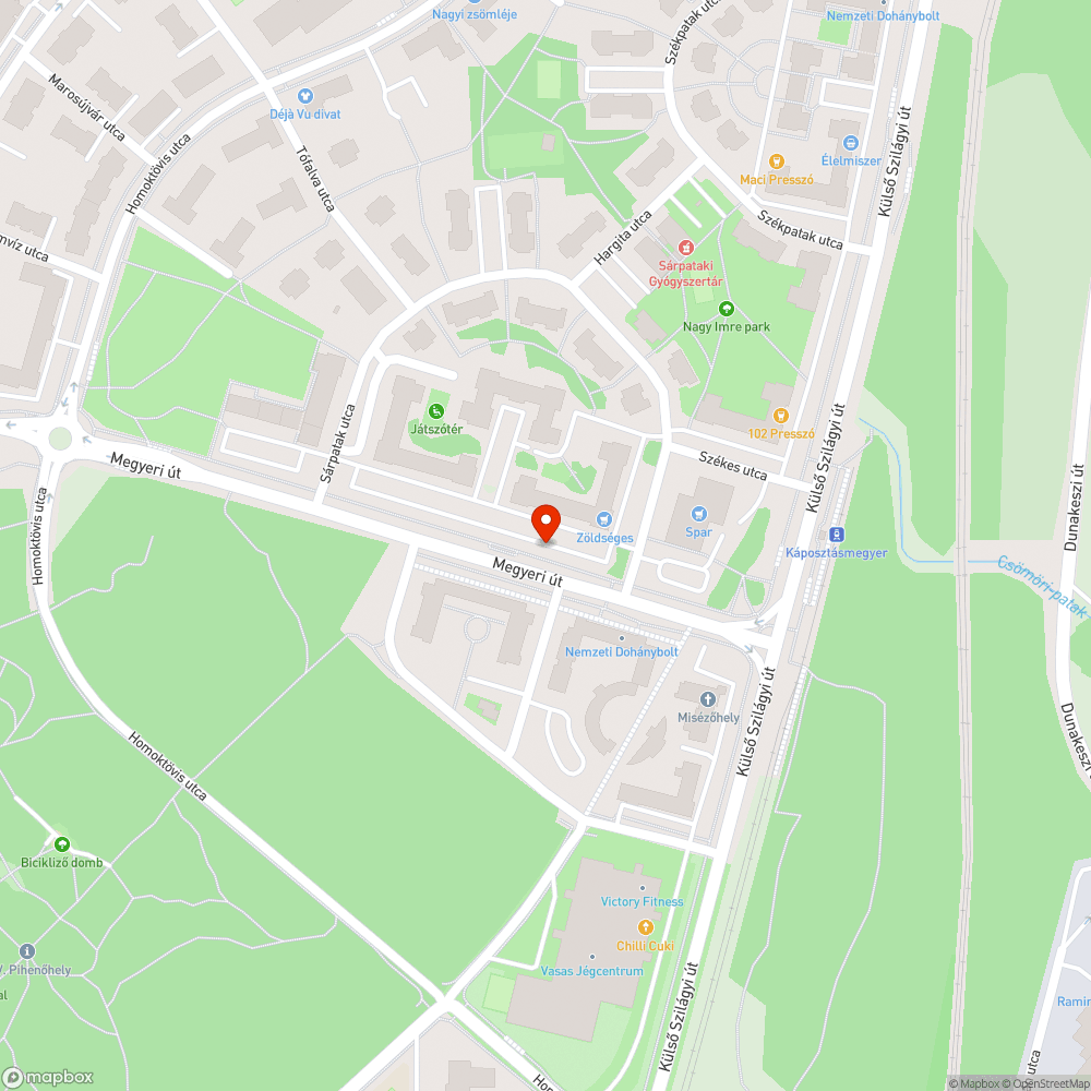 Beszakadó vízelvezető fedél bejelentés helye