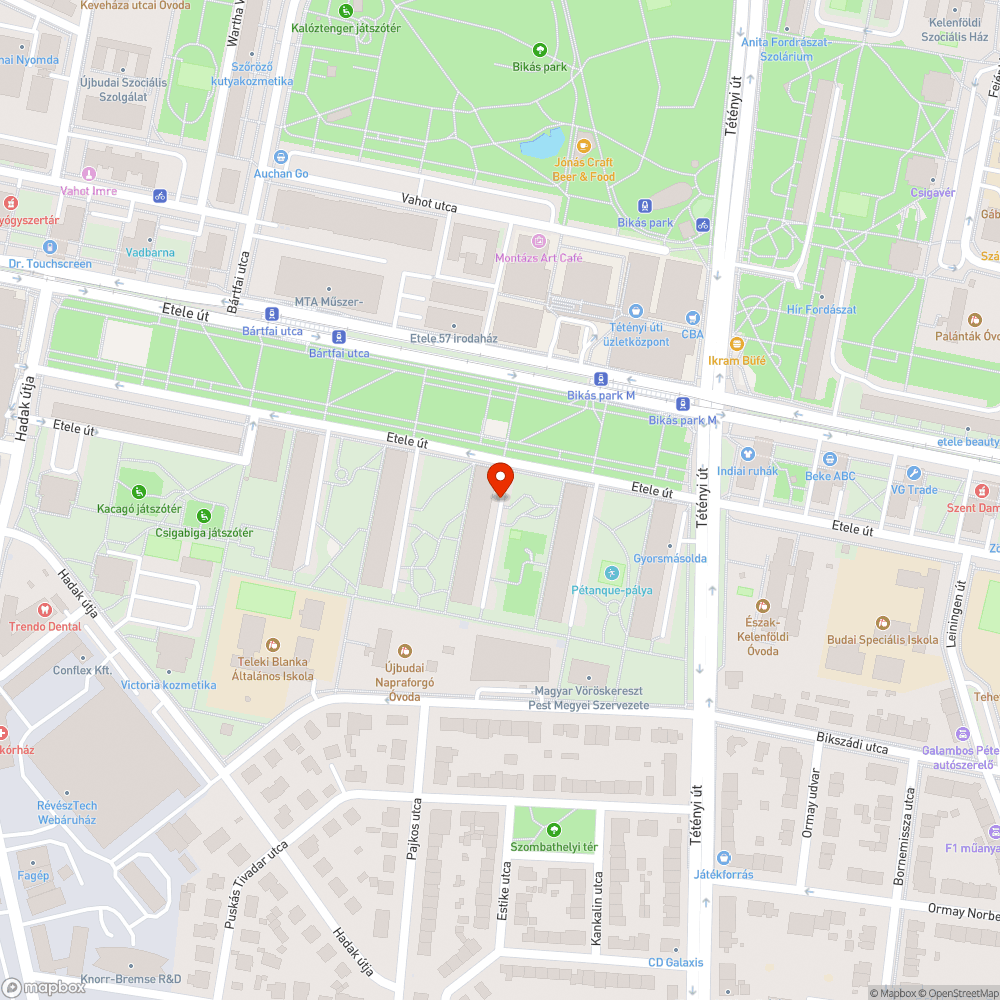 Szemét bejelentés helye