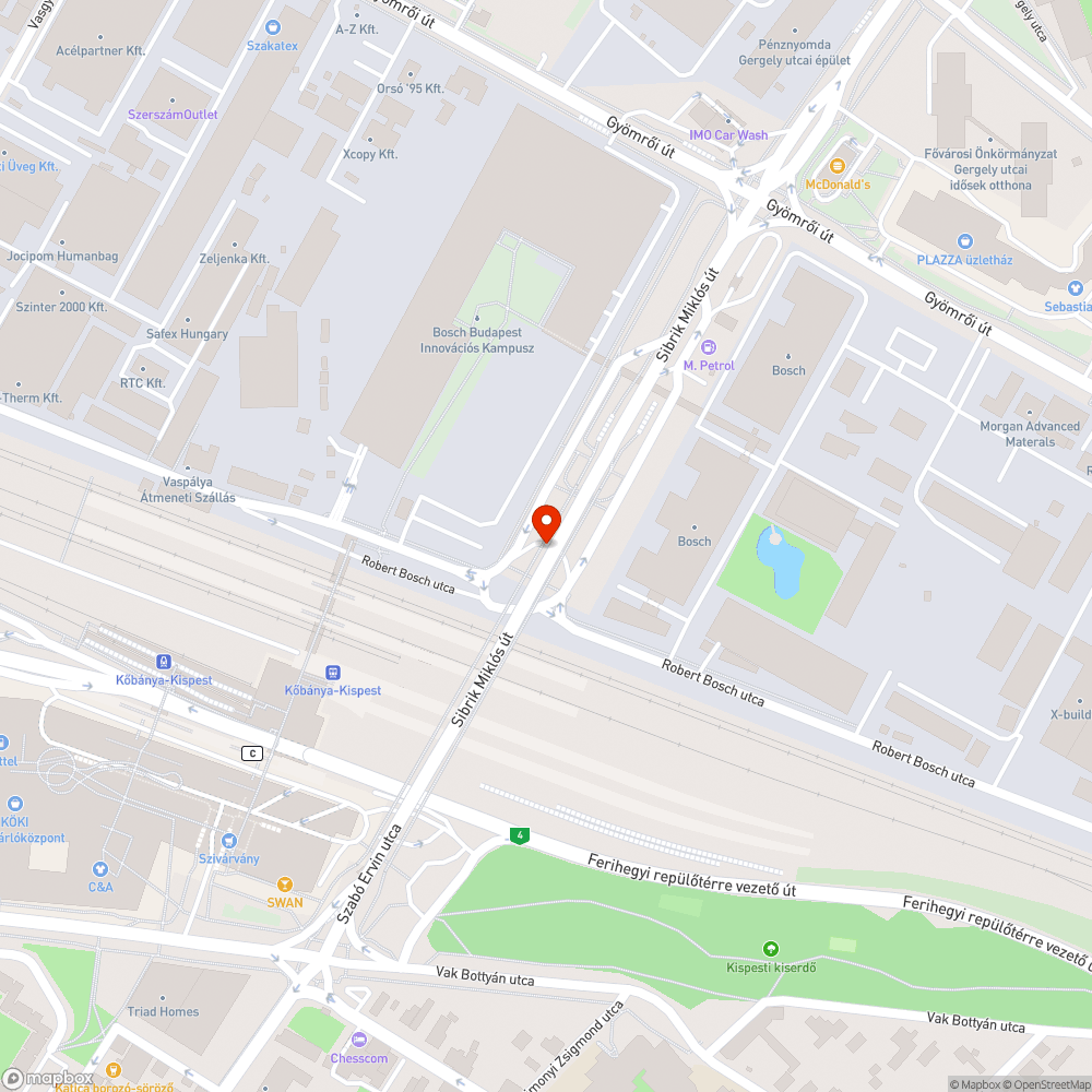 Matricás, firkás "Kerékpárút" táblák bejelentés helye