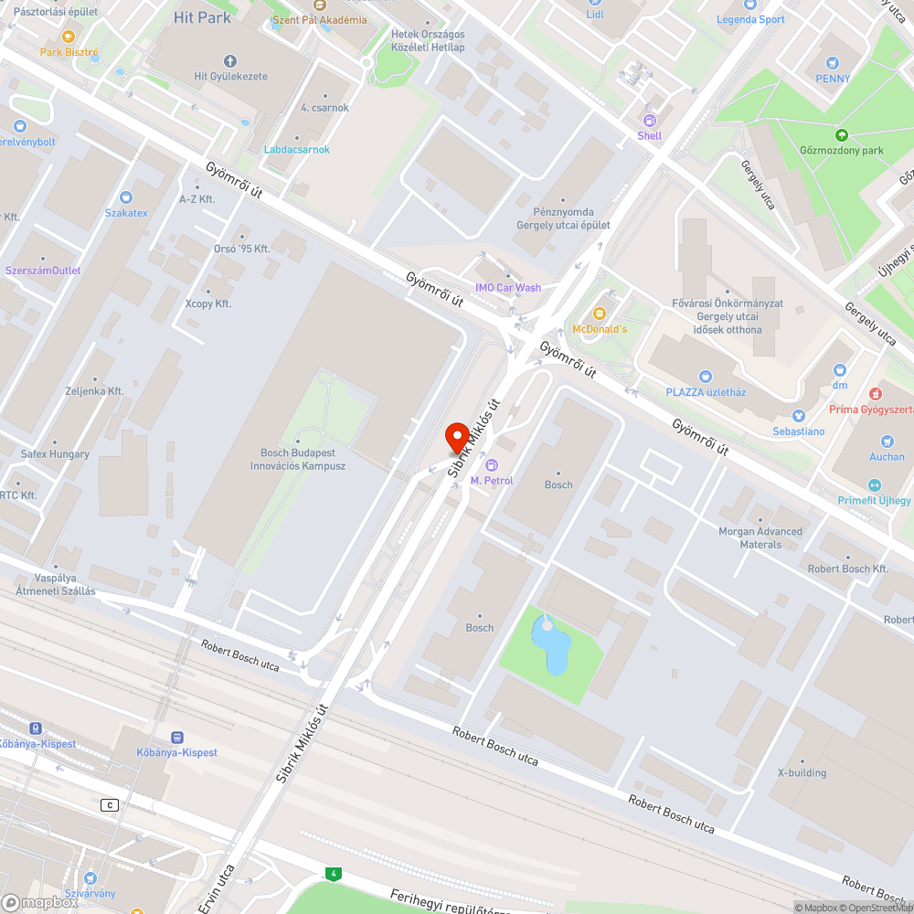 Rossz állapotú "Egyirányú út" jelzőtábla bejelentés helye