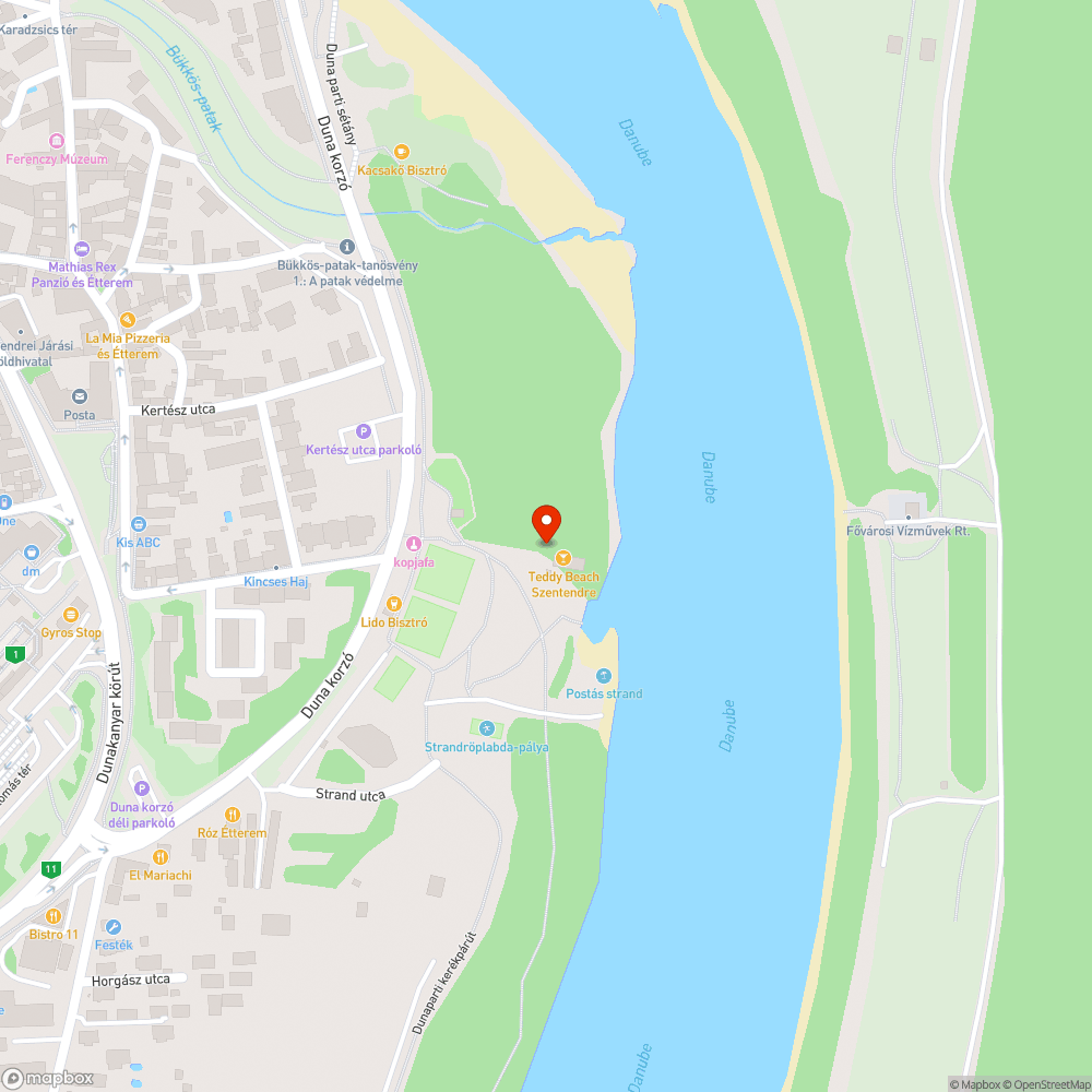 A másik információs tábla is törött a Postás strandon bejelentés helye