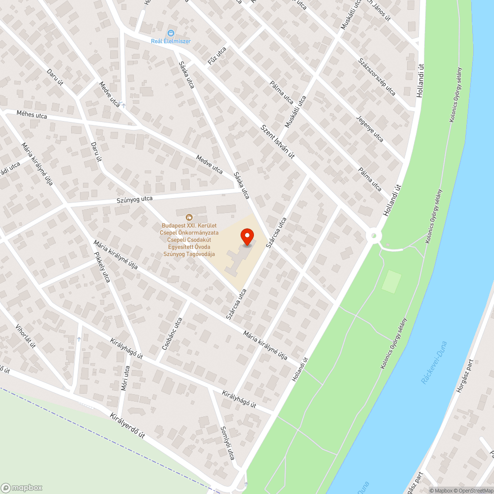 Az oszlopról lelogó életvesztélyes ismeretlen célú vezeték bejelentés helye