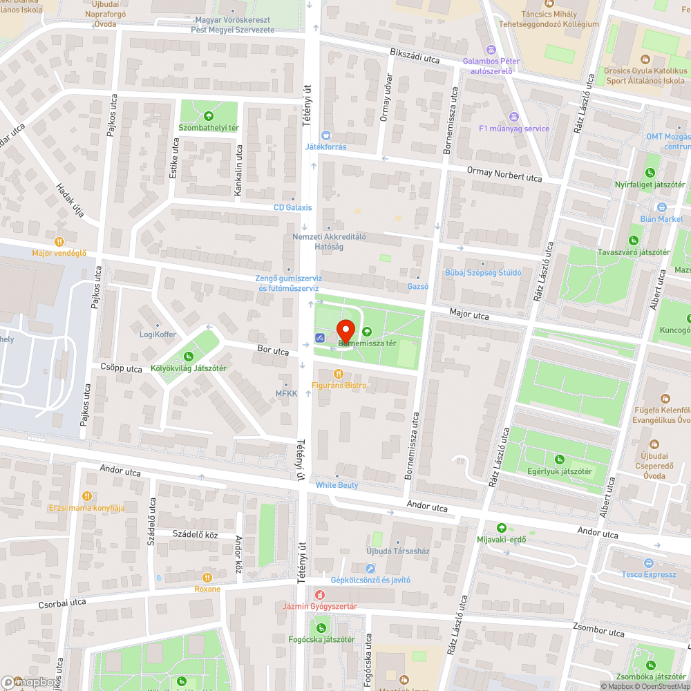 Szétesett korlát bejelentés helye