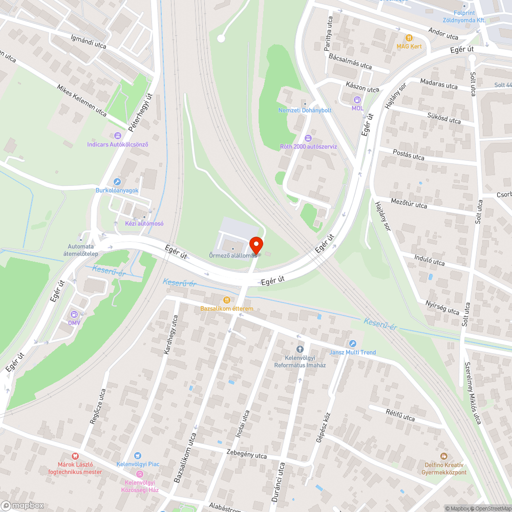 Illegális szemétlerakás bejelentés helye