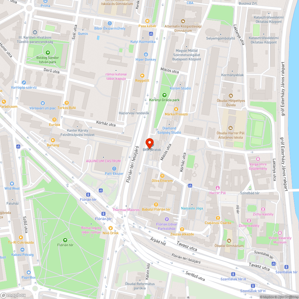 Beszakadó járda felület bejelentés helye