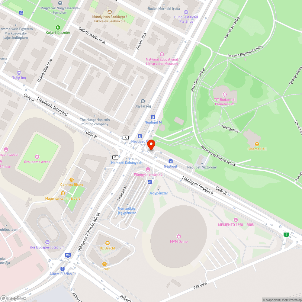 Balesetveszélyes parkolás a Könyves Kálmán körútnál bejelentés helye