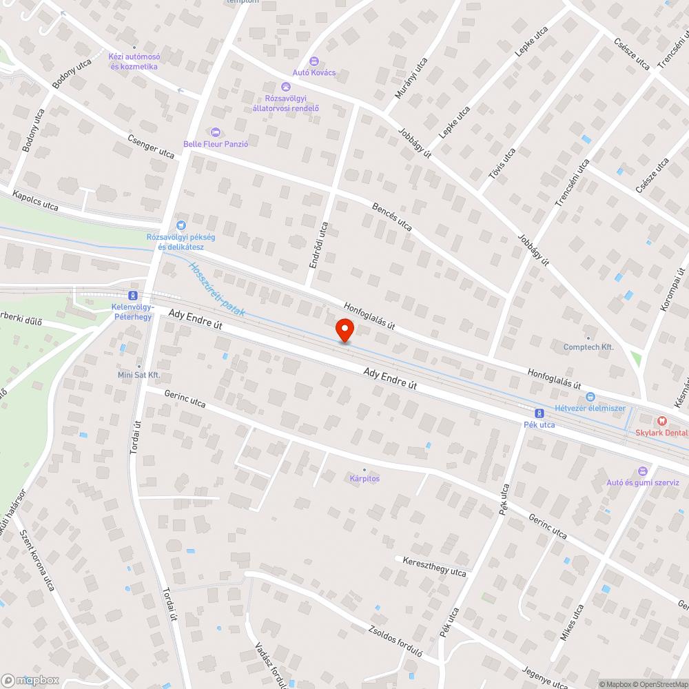 Egyre veszélyesebbé váló Hosszúréti-patak bejelentés helye