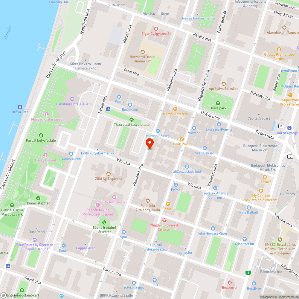 Kátyúk a kerékpársávon bejelentés helye