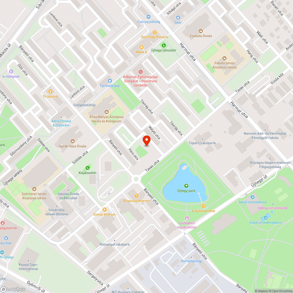 Betondarabok a játszótér mellett bejelentés helye