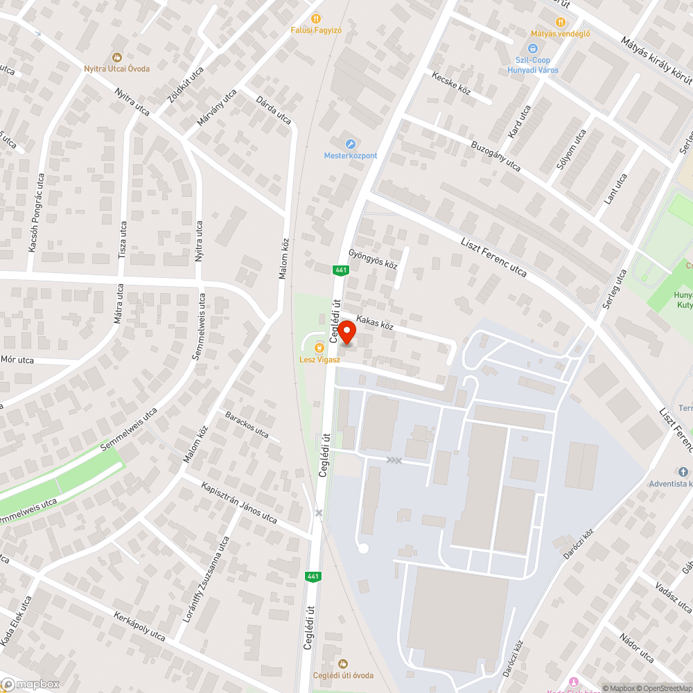 Rossz minőségű kerékpárút a Ceglédi út 15. előtti szakaszon bejelentés helye