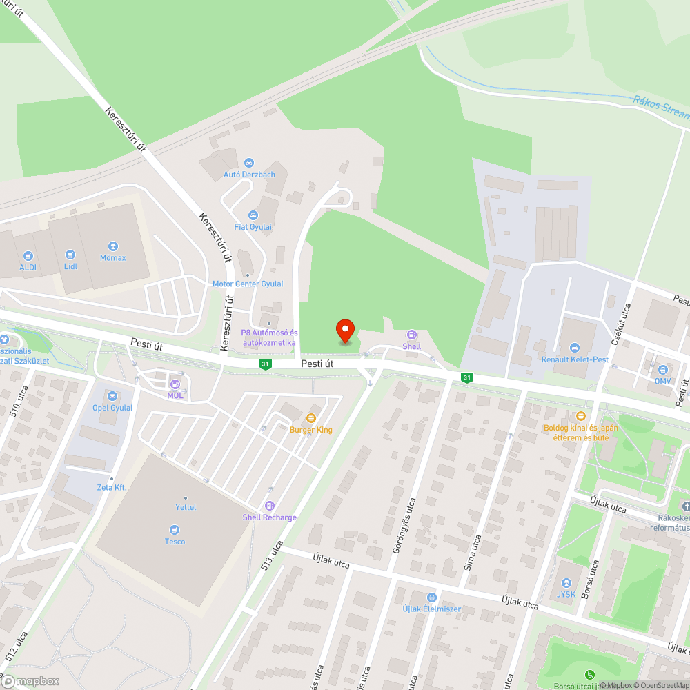 Szemétdomb az árokban bejelentés helye