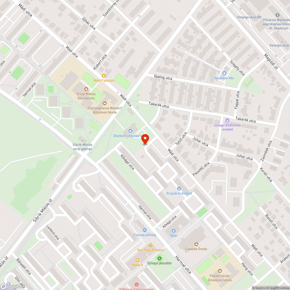 Aszfaltdarabok a fűben bejelentés helye