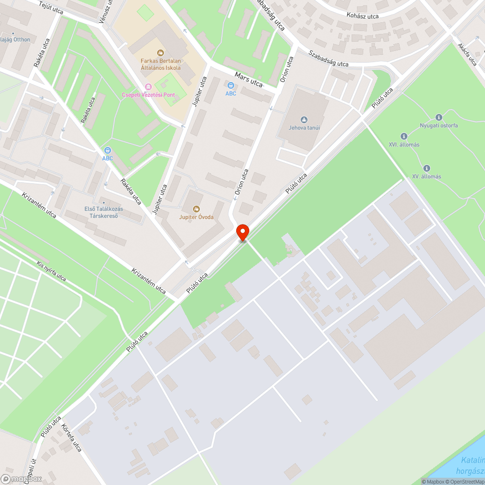 Kerékpárút leamortizálódott bejelentés helye