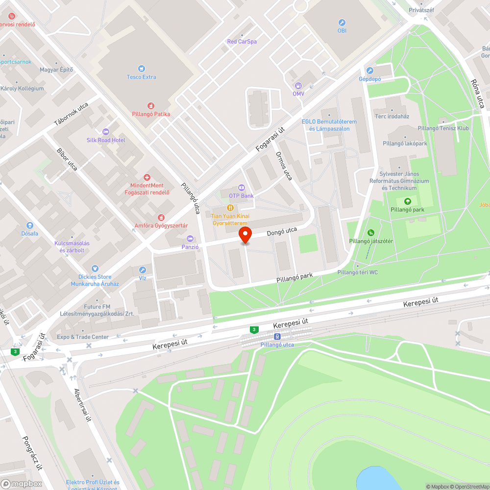 Instant szeméttelep a Pillangó parkban bejelentés helye