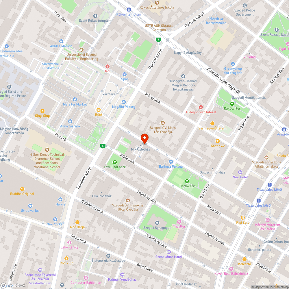 Növekvő kátyú a Mikszáth Kálmán utcában. bejelentés helye