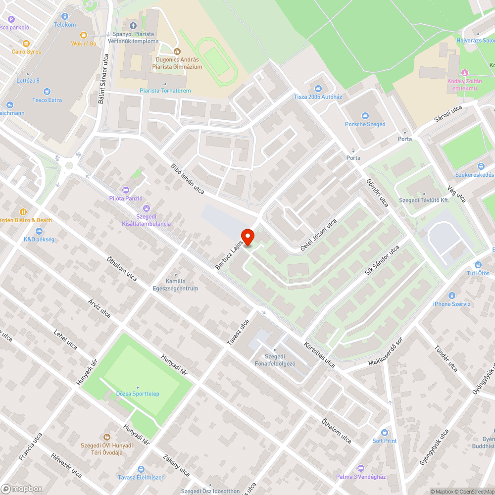 kb. 7 méteren feltöredezett az út bejelentés helye