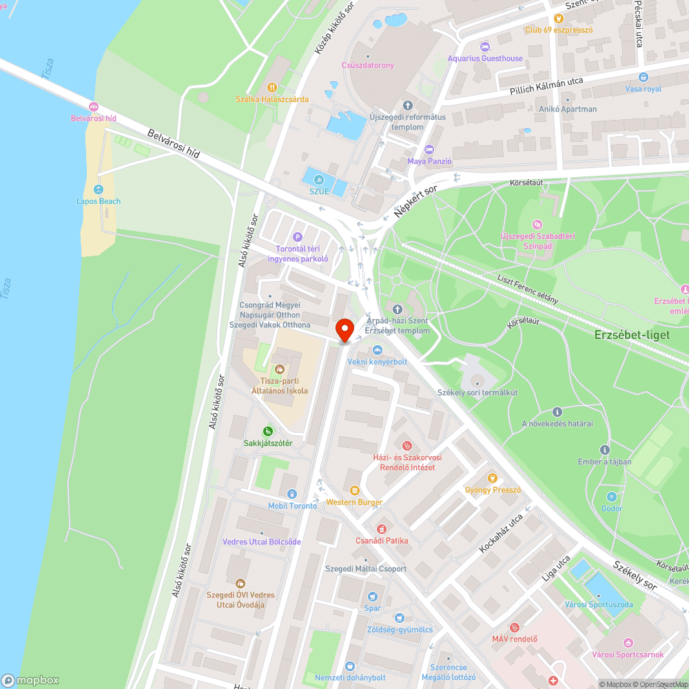 Kátyú a kereszteződésben bejelentés helye