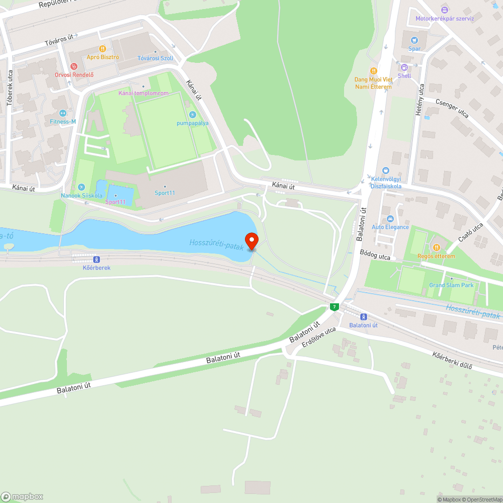 Sürgősen tisztítandó a Kőérberki Tó szűrője bejelentés helye