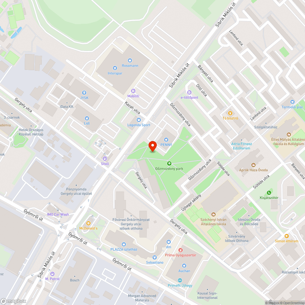 Totemoszlopok a parkban bejelentés helye